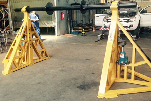 Fabricante de cavaletes porta bobinas: conheça a Empretec
